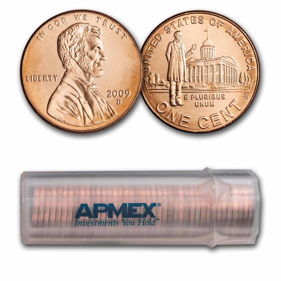 2009-D Lincoln Professional Life Cent 50-Coin Roll BU