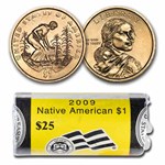 2009-D Native Amer $1 - Three Sisters (25-Coin Roll) BU