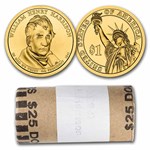 2009-D William Harrison 25-Coin Presidential Dollar Roll