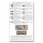 2009 (F-Atlanta) $50 FRN CU (Fr#2131-F) 16 Note Uncut Sheet.