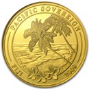 2009 Fiji 1 oz Gold $100 Pacific Sovereign BU