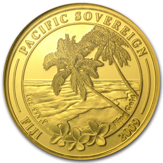 2009 Fiji 1 oz Gold $100 Pacific Sovereign BU 2009 Fiji 1 oz Gold $100 Pacific Sovereign BU