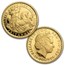 2009 GB 4-Coin Gold Britannia Proof Set (w/Box & COA)