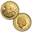 2009 GB 4-Coin Gold Britannia Proof Set (w/Box & COA)