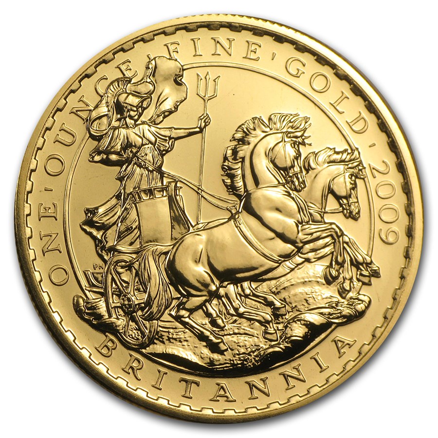 2009 Great Britain 1 oz Gold Britannia BU