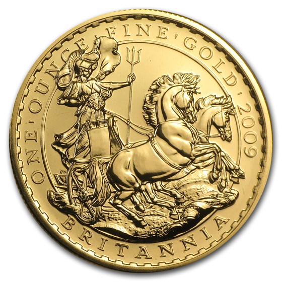 2009 Great Britain 1 oz Gold Britannia BU 2009 Great Britain 1 oz Gold Britannia BU