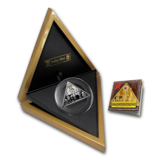 2009 Isle of Man Silver Crown Triangle King Tut 2009 Isle of Man Silver Crown Triangle King Tut