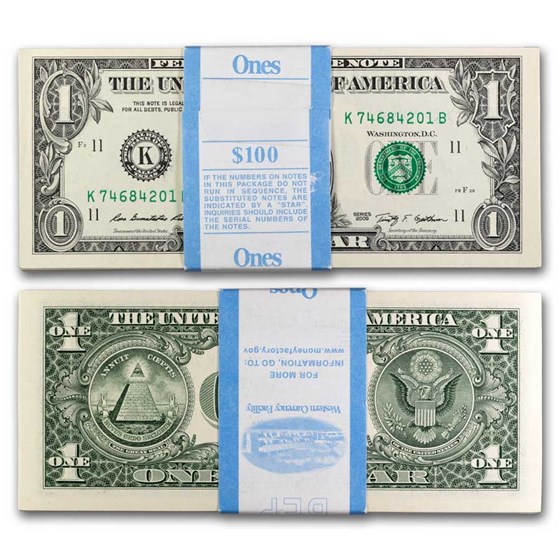 2009 (K-Dallas) $1.00 FRN CU (Fr#1934-K) 100 Consecutive 2009 (K-Dallas) $1.00 FRN CU (Fr#1934-K) 100 Consecutive