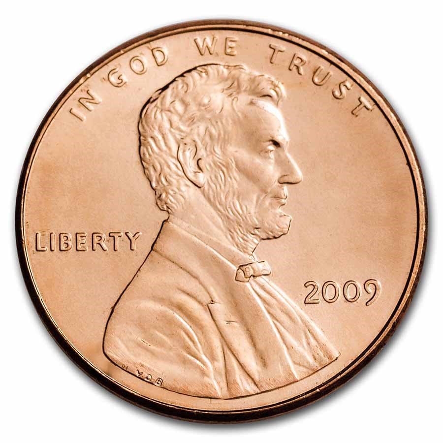 2009 Lincoln Cent Formative Years BU (Red)