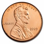 2009 Lincoln Cent Presidency BU (Red)