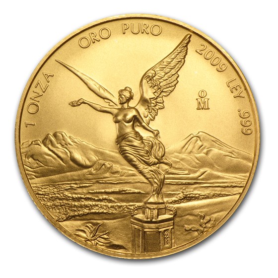 2009 Mexico 1 oz Gold Libertad BU 2009 Mexico 1 oz Gold Libertad BU