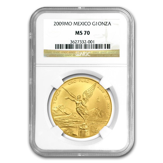 2009 Mexico 1 oz Gold Libertad MS-70 NGC 2009 Mexico 1 oz Gold Libertad MS-70 NGC