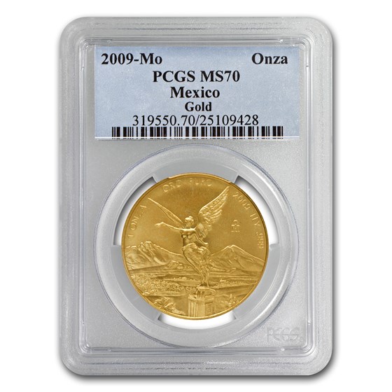 2009 Mexico 1 oz Gold Libertad MS-70 PCGS 2009 Mexico 1 oz Gold Libertad MS-70 PCGS