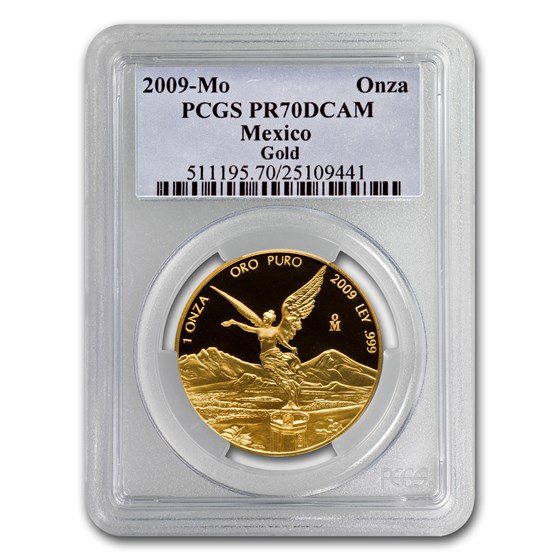 2009 Mexico 1 oz Gold Libertad PR-70 PCGS 2009 Mexico 1 oz Gold Libertad PR-70 PCGS