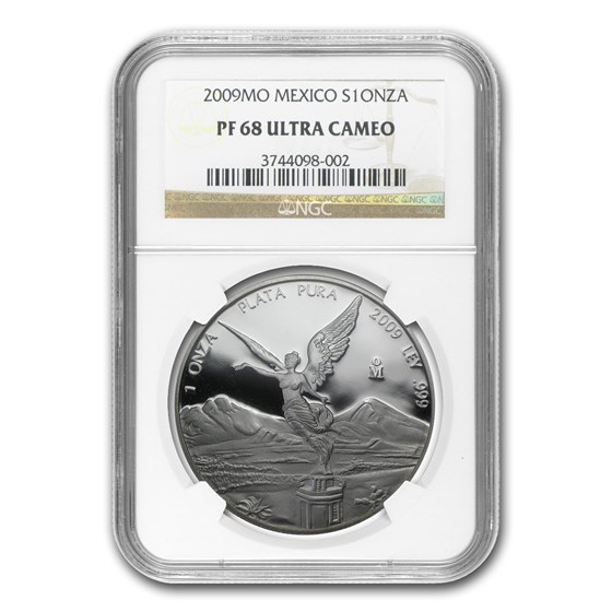 2009 Mexico 1 oz Silver Libertad PF-68 NGC 2009 Mexico 1 oz Silver Libertad PF-68 NGC