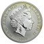 2009 New Zealand 1 oz Silver Icons $1 Kiwi & Map BU