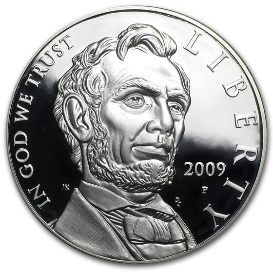 2009-P Abraham Lincoln $1 Silver Commem Proof (w/Box & COA) 2009-P Abraham Lincoln $1 Silver Commem Proof (w/Box & COA)