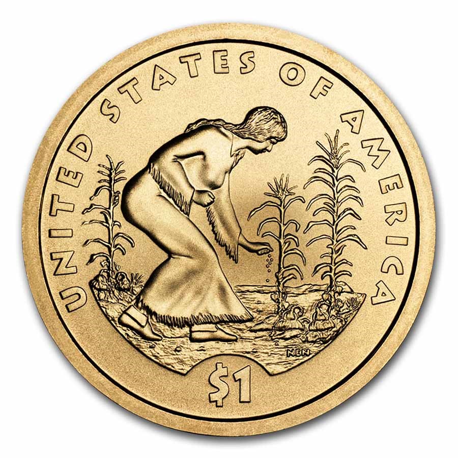 2009-P Native Amer $1 - Three Sisters (25-Coin Roll) BU