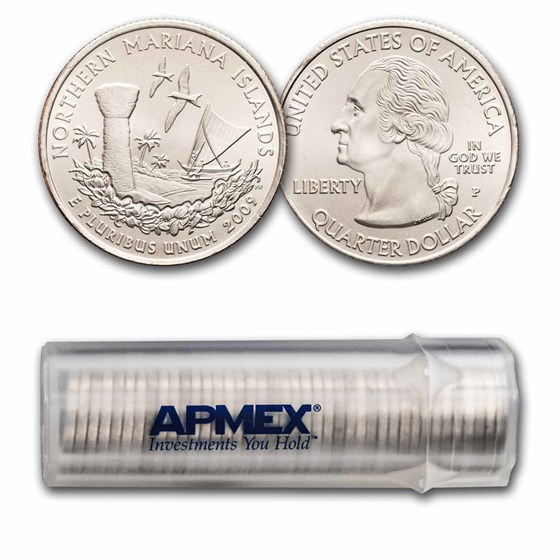 2009-P U.S. Territory Northern Mariana Islands Quarter 40-Coin BU