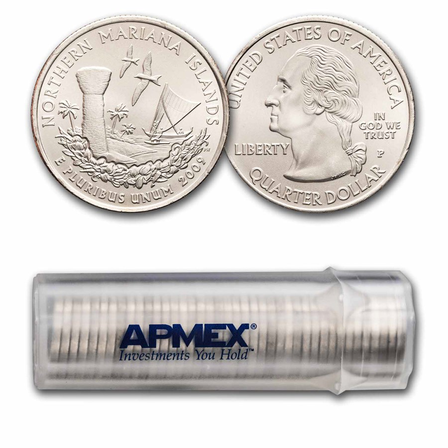 2009-P U.S. Territory Northern Mariana Islands Quarter 40-Coin BU