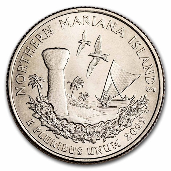 2009-P U.S. Territory Northern Mariana Islands Quarter BU 2009-P U.S. Territory Northern Mariana Islands Quarter BU