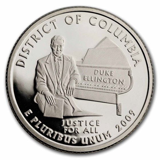 2009-S District of Columbia Quarter Proof (Silver) 2009-S District of Columbia Quarter Proof (Silver)