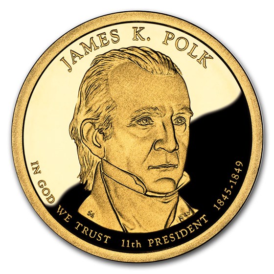 2009-S James Polk Presidential Dollar Proof 2009-S James Polk Presidential Dollar Proof