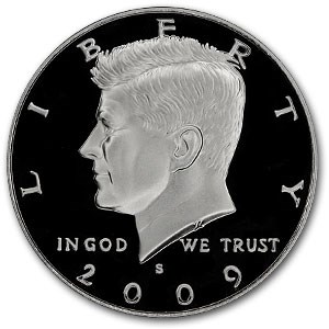 2009-S Kennedy Half Dollar Gem Proof 2009-S Kennedy Half Dollar Gem Proof