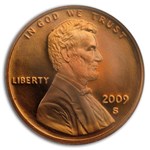2009-S Lincoln Cent 4-Coin Bicentennial Proof Set (No Box or COA)