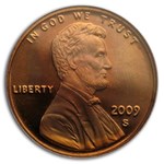 2009-S Lincoln Cent 4-Coin Bicentennial Proof Set (No Box or COA)
