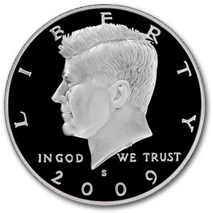 2009-S Silver Kennedy Half Dollar Gem Proof