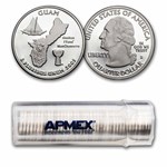 2009-S U.S. Territory Guam Quarter Proof 40-Coin Roll (Silver)