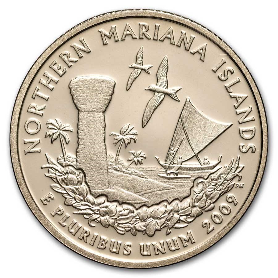 2009-S U.S. Territory Northern Mariana Islands Quarter Proof