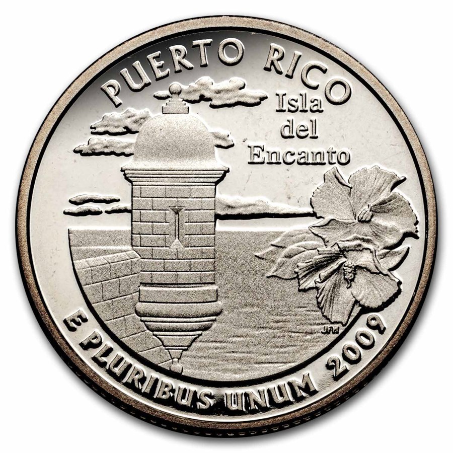 2009-S U.S. Territory Puerto Rico Quarter Proof