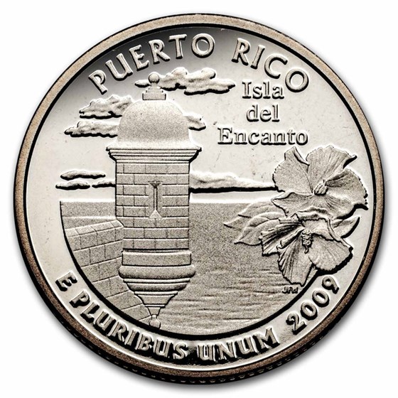 2009-S U.S. Territory Puerto Rico Quarter Proof 2009-S U.S. Territory Puerto Rico Quarter Proof