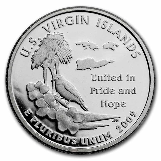 2009-S U.S. Territory U.S. Virgin Islands Quarter Proof (Silver)