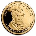 2009-S William Harrison 20-Coin Presidential Dollar Roll PR