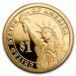 2009-S William Harrison 20-Coin Presidential Dollar Roll PR