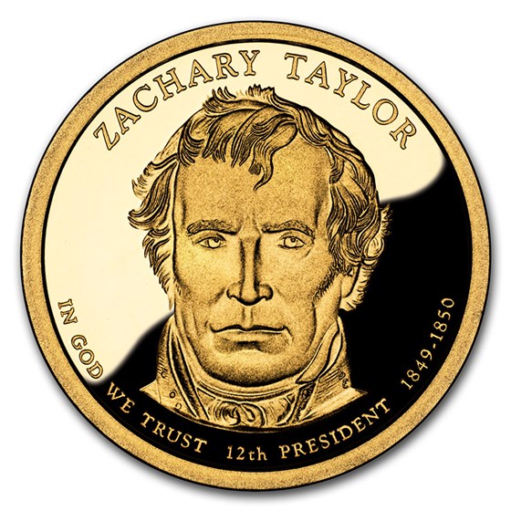2009-S Zachary Taylor Presidential Dollar Proof 2009-S Zachary Taylor Presidential Dollar Proof