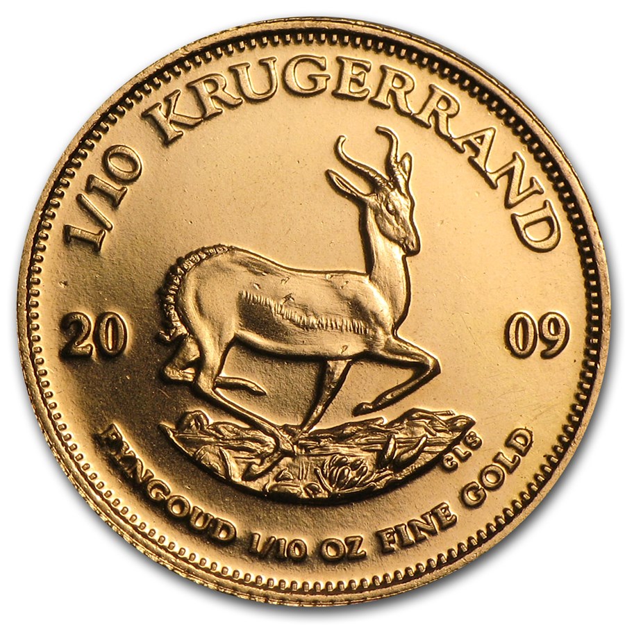 2009 South Africa 1/10 oz Gold Krugerrand