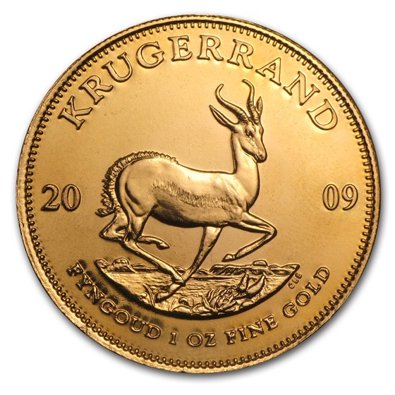 2009 South Africa 1 oz Gold Krugerrand BU 2009 South Africa 1 oz Gold Krugerrand BU