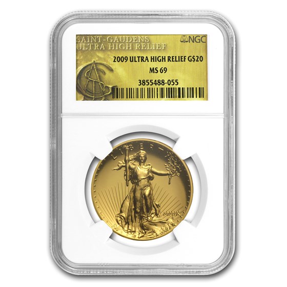 2009 Ultra High Relief Double Eagle MS-69 NGC (Gold Label) 2009 Ultra High Relief Double Eagle MS-69 NGC (Gold Label)