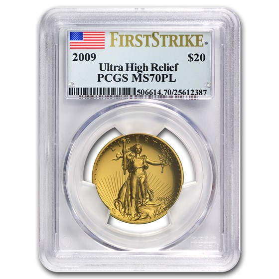 2009 Ultra High Relief Double Eagle MS-70 PL PCGS (FS®) 2009 Ultra High Relief Double Eagle MS-70 PL PCGS (FS®)