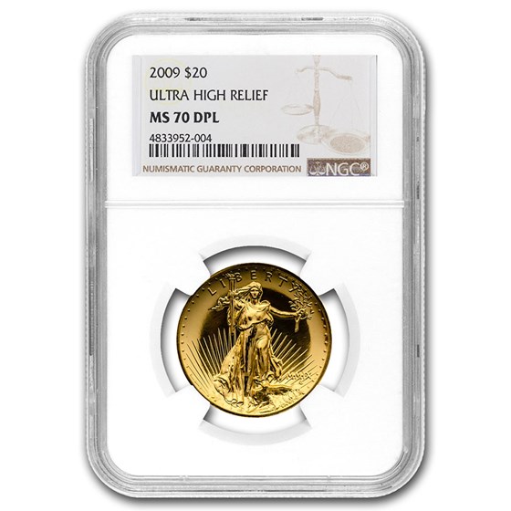 2009 Ultra High Relief Gold Double Eagle MS-70 DPL NGC 2009 Ultra High Relief Gold Double Eagle MS-70 DPL NGC