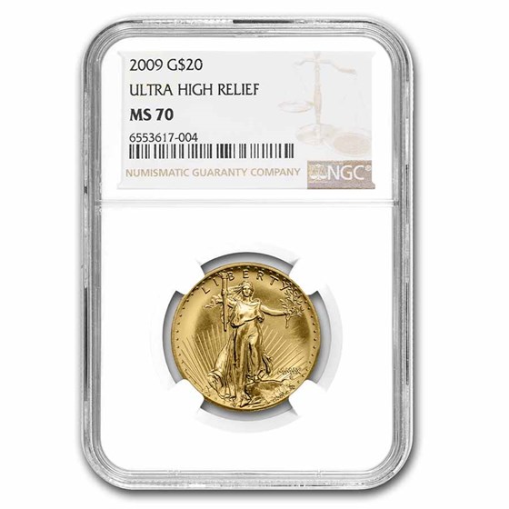 2009 Ultra High Relief Gold Double Eagle MS-70 NGC 2009 Ultra High Relief Gold Double Eagle MS-70 NGC