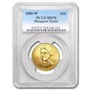 2009-W 1/2 oz Gold Margaret Taylor MS-70 PCGS