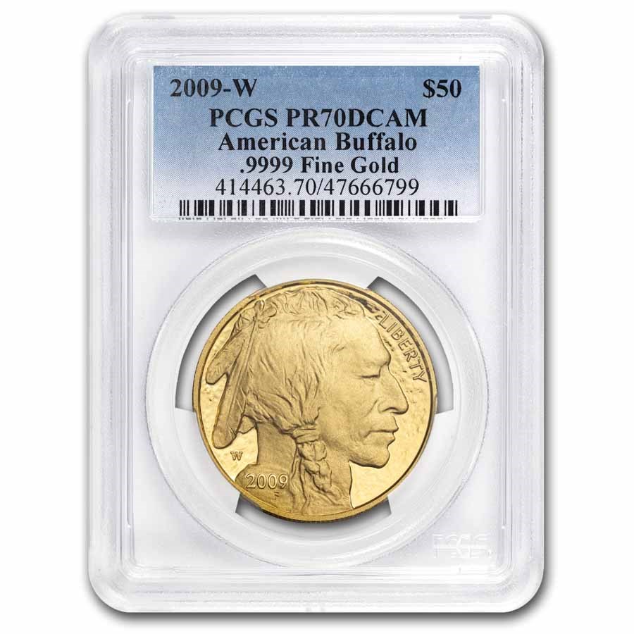 2009-W 1 oz Proof Gold Buffalo PR-70 PCGS