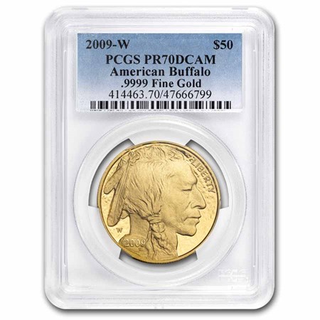 Buy 2009-W 1 oz Proof Gold Buffalo PR-70 PCGS | APMEX Buy 2009-W 1 oz Proof Gold Buffalo PR-70 PCGS | APMEX