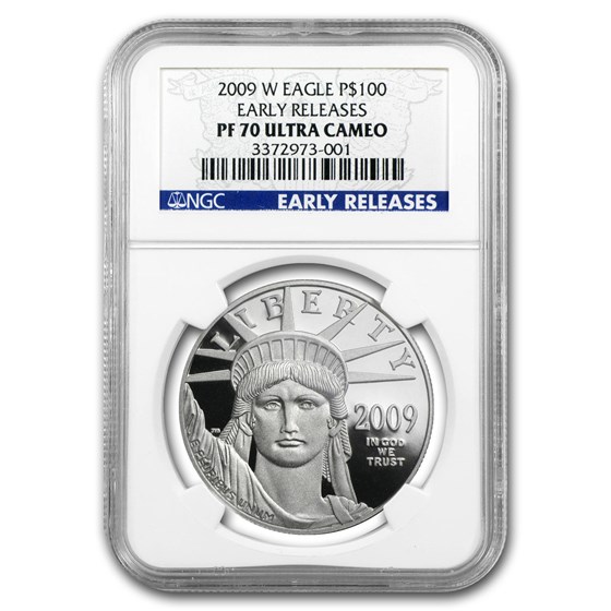 2009-W 1 oz Proof Platinum American Eagle PF-70 NGC (ER) 2009-W 1 oz Proof Platinum American Eagle PF-70 NGC (ER)