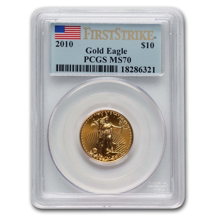 2010 1/4 oz American Gold Eagle MS-70 PCGS (FS)